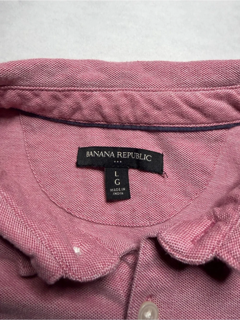 Banana Republic Men's Heathered Rose Polo